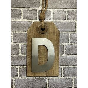 Rustic Wood & Metal Wall Mask Brown Decor for Living Room/Entryway